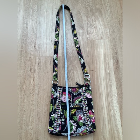 Vera Bradley retired Moon Blooms hipster purse bag crossbody colorful floral - Picture 6 of 7